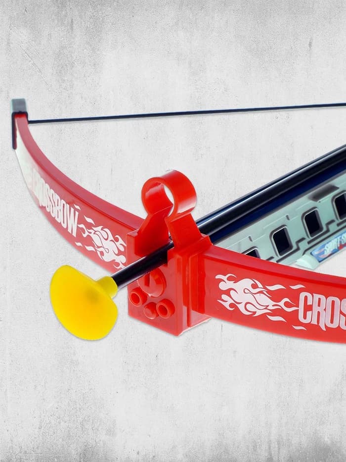 Арбалет «Спорт», стреляет присосками, с лазерным прицелом, работает от батареек