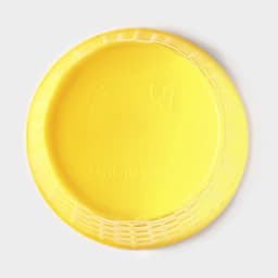 Стакан пластиковый с трубочкой и крышкой Доляна «Ананас», 450 мл, жёлтый