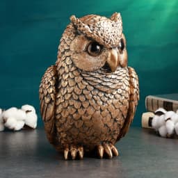 Копилка для денег «Сова средняя», гипс, 25×20×30 см