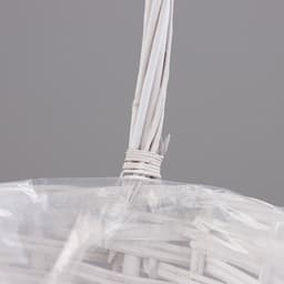 Корзина плетёная для хранения «Плетёнка», ива, круглая, белая, набор 3 шт.