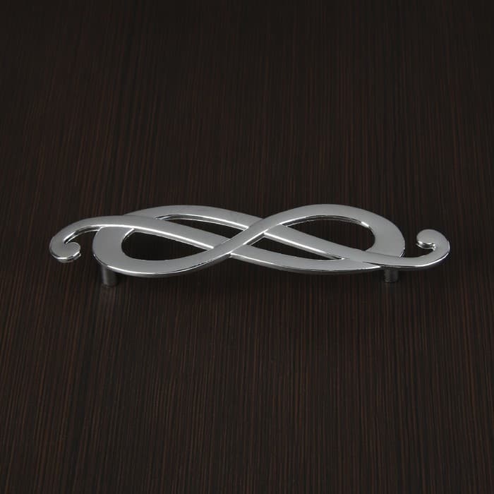 Ручка-скоба мебельная ТУНДРА РС148CP, м/о 96 мм, цвет хром