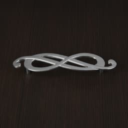 Ручка-скоба мебельная ТУНДРА РС148CP, м/о 96 мм, цвет хром