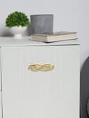 Ручка-скоба мебельная РС148GP, м/о 96 мм, цвет золото
