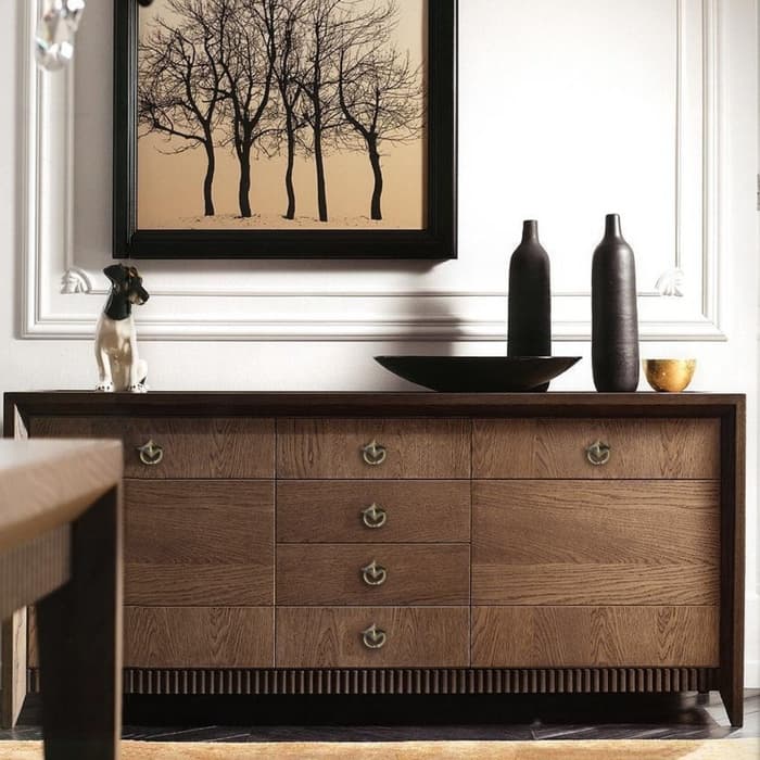 Ручка-кнопка ТУНДРА РК028АВ, цвет бронза