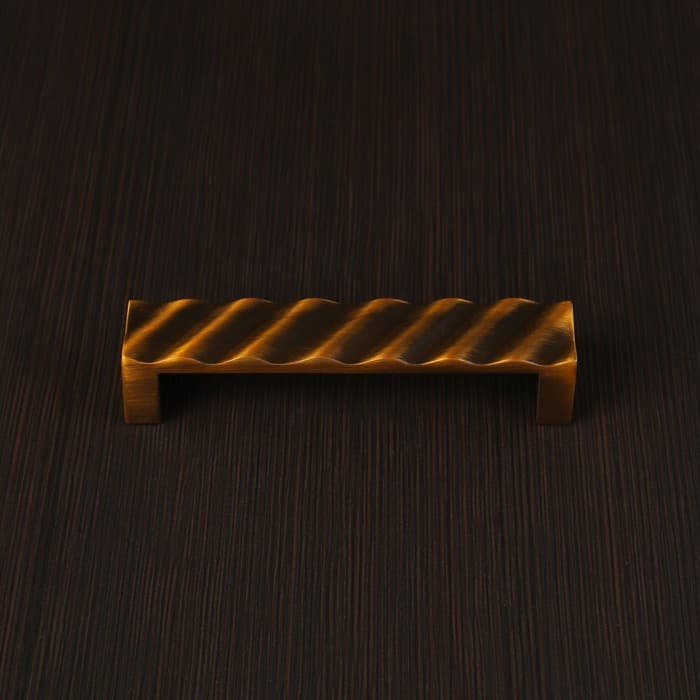 Ручка-скоба мебельная РС160COF, м/о 96 мм, цвет кофе