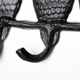 Настенные крючки декоративные чугун «Филины не слышу, не вижу, не скажу», 15.5×23×2.5 см