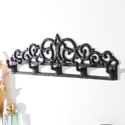 Настенные крючки декоративные «Узоры», чугун, 12.5×39.5×3.5 см