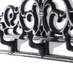 Настенные крючки декоративные «Узоры», чугун, 12.5×39.5×3.5 см