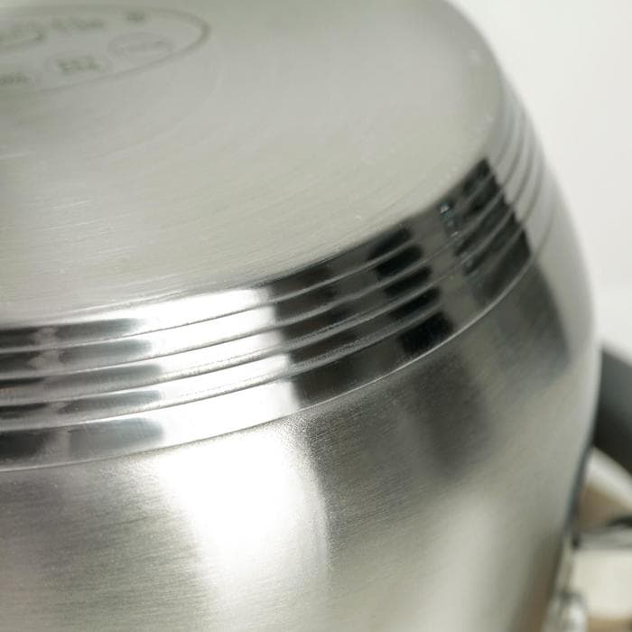 Набор кастрюль Катунь «Ирида», 2 предмета: 2.9 л, 3.9 л, капсульное дно, индукция, нержавеющая сталь, AISI - 201