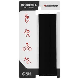 Повязка на голову ONLYTOP, цвет чёрный