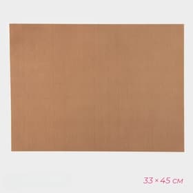 Коврик для выпечки антипригарный, 33×45 см, коричневый