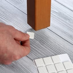 Накладка мебельная квадратная ТУНДРА, размер 18×18 мм, 32 шт., полимерная, белая