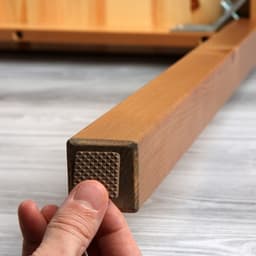 Накладка мебельная квадратная ТУНДРА, размер 18×18 мм, 32 шт., полимерная, коричневая