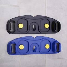 Держатель для швабр, 30×10×5 см, на липучке, с крючком, МИКС