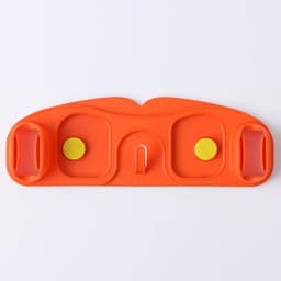 Держатель для швабр, 30×10×5 см, на липучке, с крючком, МИКС