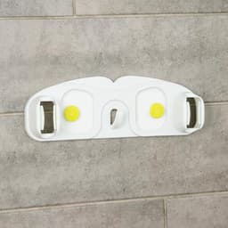 Держатель для швабр, 30×10×5 см, на липучке, с крючком, МИКС