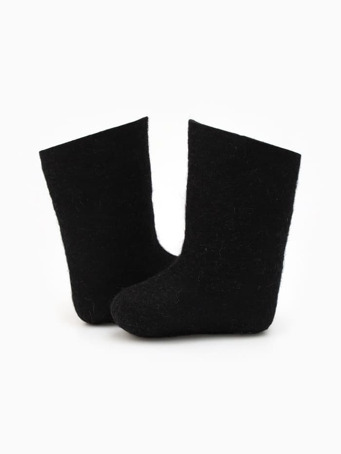 Валенки детские, размер 28, чёрные