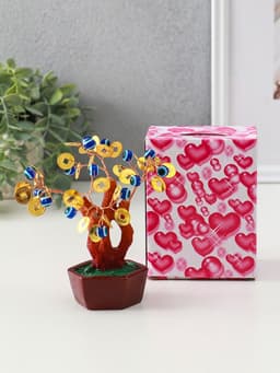 Бонсай декоративный «Денежное дерево», 16 глазок, 32 монеты, 16×6.7×5.2 см