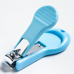 Детский маникюрный набор, 3 предмета: ножницы, пилка, книпсер, от 0 мес., голубой
