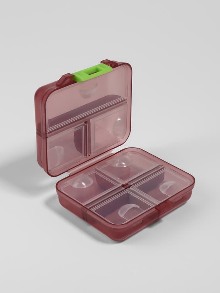 Таблетница «Трансформер», 7.5×6.5×3.5 см, 7 секций, МИКС