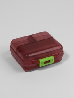 Таблетница «Трансформер», 7.5×6.5×3.5 см, 7 секций, МИКС