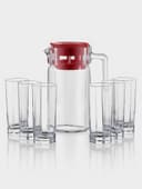 Набор питьевой стеклянный Kosem, 7 предметов: кувшин 1.5 л, стаканы 300 мл, 6 шт.