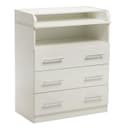 Комод пеленальный «Клик Мебель. КП- 3», 3 ящика 1000×800×440(730) мм, цвет белый