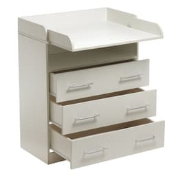Комод пеленальный «Клик Мебель. КП- 3», 3 ящика 1000×800×440(730) мм, цвет белый
