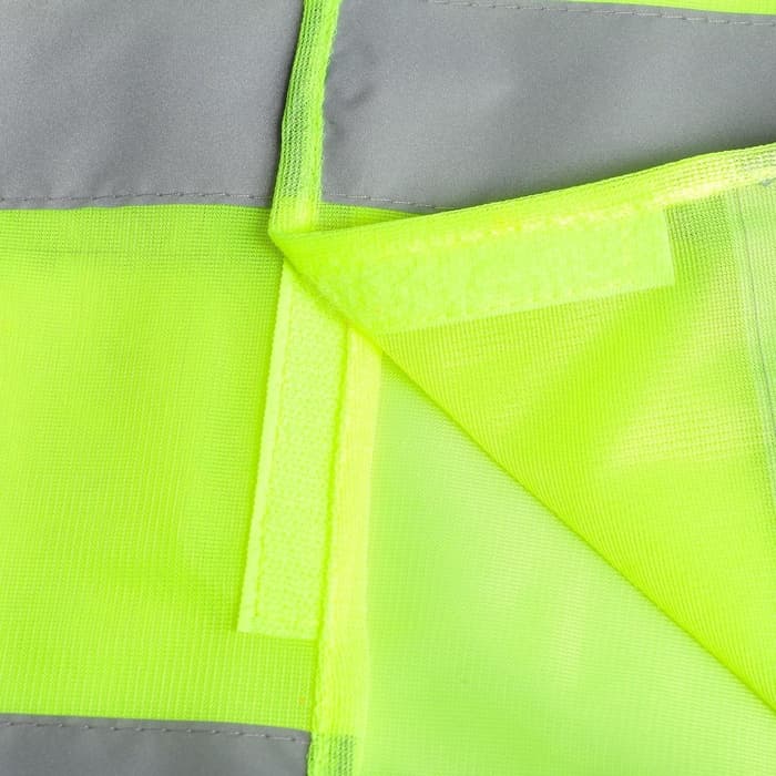 Жилет сигнальный, светоотражающий, 3 класс, размер XL, , 60 г/м², салатовый