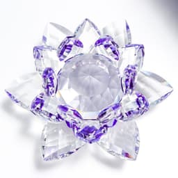 Фигурка «Лотос трехъярусный», фиолетовый, d=13.5 см