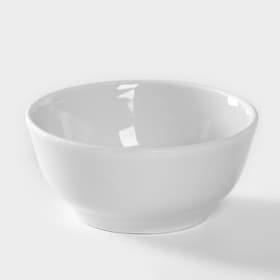 Солонка - соусник Добрушский завод «Романс», 50 мл, фарфор, белый