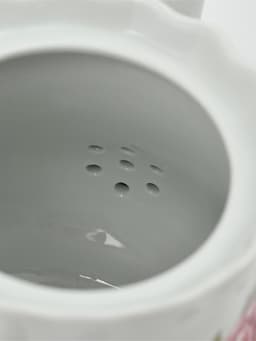 Чайник заварочный Добрушский завод «Букет цветов», 800 мл, фарфор, белый