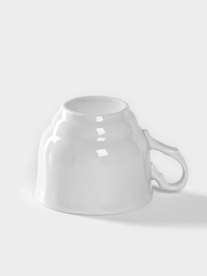 Чашка Добрушский завод «Тюльпан», 250 мл, фарфор, белая