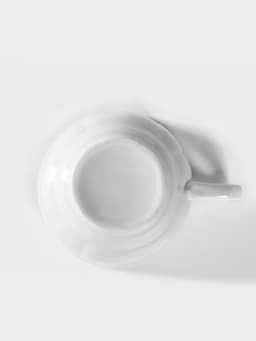 Чашка Добрушский завод «Тюльпан», 250 мл, фарфор, белая