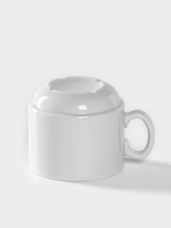 Чашка кофейная Добрушский завод «Бельё», 100 мл, фарфор, белая