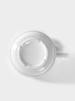 Чашка Добрушский завод «Бельё», 220 мл, фарфор, белая