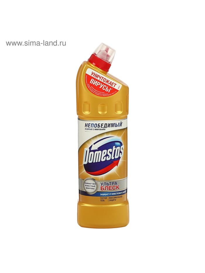 Средство чистящее для унитаза Domestos «Ультра блеск», 1 л