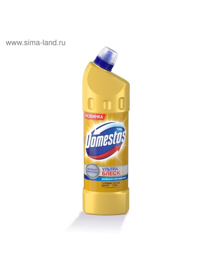Средство чистящее для унитаза Domestos «Ультра блеск», 1 л
