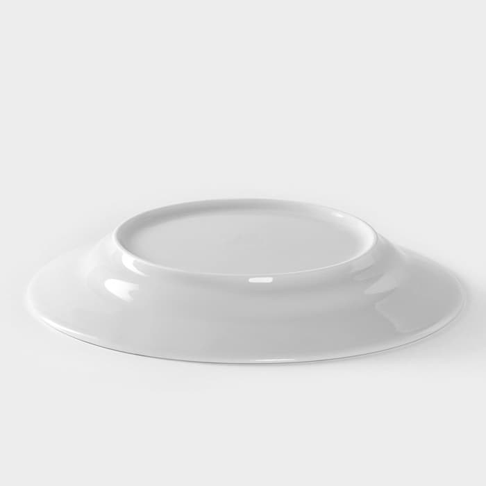 Тарелка Добрушский завод «Бельё.Голубка», d=20 см, фарфор, белая