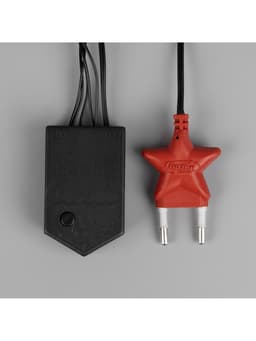 Гирлянда «Бахрома» 1.8×0.5 м, IP20, тёмная нить, 48 LED, свечение красное, 8 режимов, 220 В