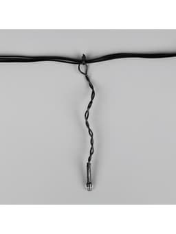 Гирлянда «Бахрома» 1.8×0.5 м, IP20, тёмная нить, 48 LED, свечение красное, 8 режимов, 220 В