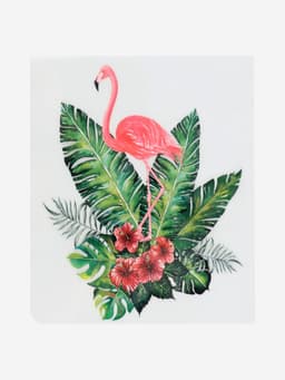 Термонаклейка «Фламинго в кустах», 19.5×15 см