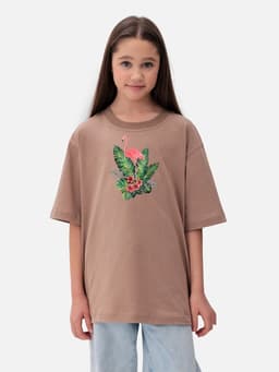 Термонаклейка «Фламинго в кустах», 19.5×15 см