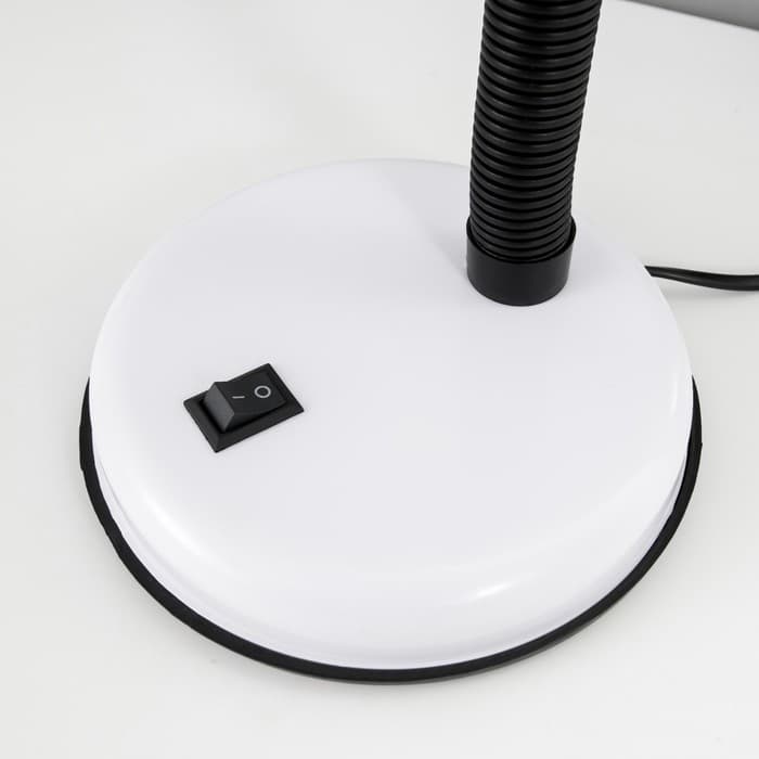 Лампа настольная Е27, с выкл. (220 В) белая 34×14×14 RISALUX