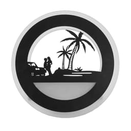 Бра «Романтика» LED 24 Вт 3000-4000К черный 22×3.8×22 см