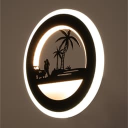 Бра «Романтика» LED 24 Вт 3000-4000К черный 22×3.8×22 см