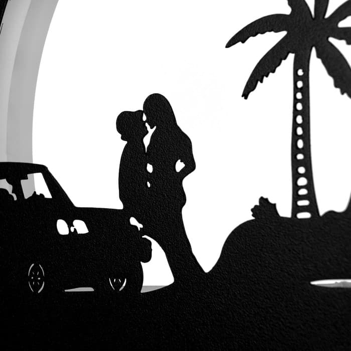 Бра «Романтика» LED 24 Вт 3000-4000К черный 22×3.8×22 см