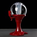 Башня пивная «Сфера», 3 л, колба для льда, пластик, красная