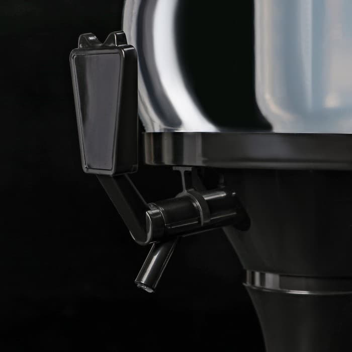 Башня пивная «Сфера», 3 л, колба для льда, пластик, чёрная