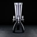 Башня пивная «Ракета», 3 л, колба для льда, 3 крана, пластик, чёрная